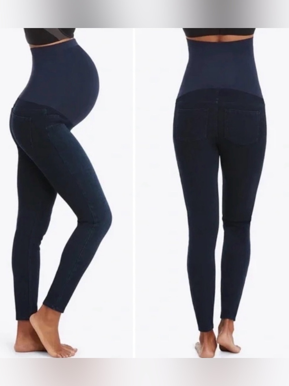 SPANX Dark Blue Maternity Jeggings